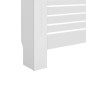 Coberturas de radiador 2 pcs 172x19x81,5 cm MDF branco