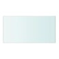 Prateleiras 2 pcs 40x20 cm vidro transparente