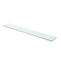 Prateleiras 2 pcs 90x12 cm vidro transparente