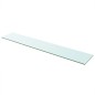 Prateleiras 2 pcs 110x20 cm vidro transparente