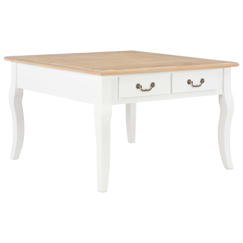 Mesa de centro 80x80x50 cm madeira branco-Mesas de centro-Home Retail