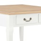 Mesa de centro 80x80x50 cm madeira branco