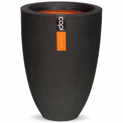 Capi Vaso elegante e baixo Urban Smooth 26x36 cm preto KBL781