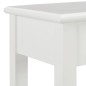 Mesa consola 110x35x80 cm madeira branco