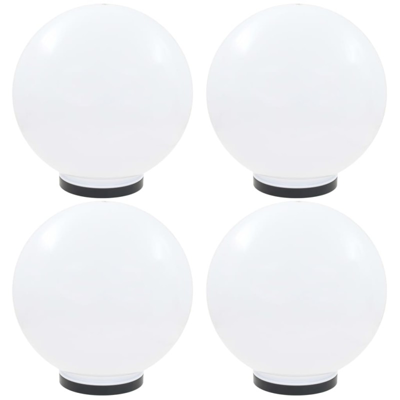 Candeeiros esféricos LED 4 pcs 40 cm PMMA-Iluminação de exterior-Home Retail