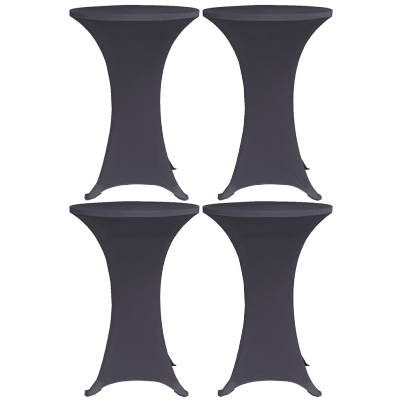 Capa extensível para mesa 4 pcs 60 cm antracite-Capas de sofás-Home Retail