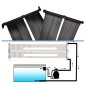 Painéis aquecedores solares de piscina 6 pcs 80x620 cm