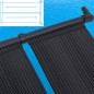 Painéis aquecedores solares de piscina 4 pcs 80x310 cm