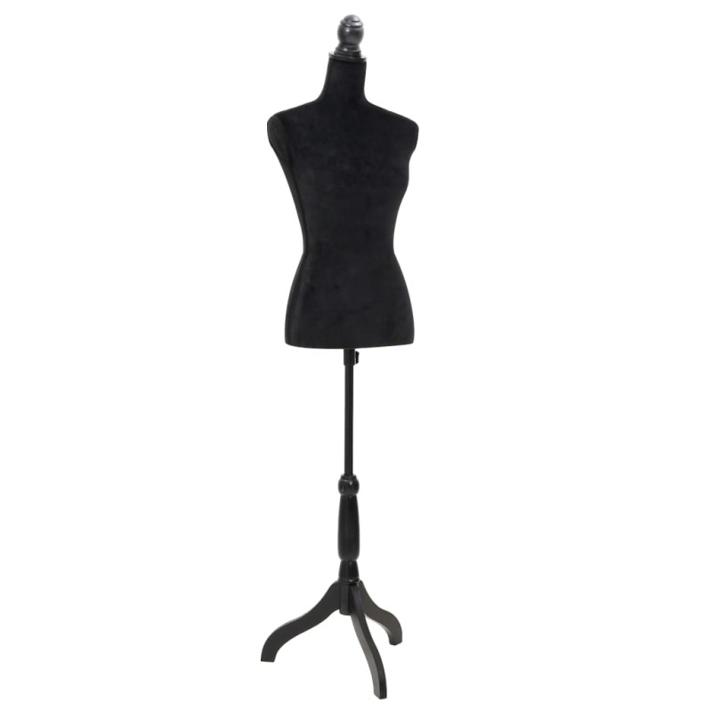 Busto manequim de senhora preto-Manequim suporte de roupas-Home Retail