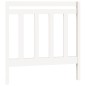 Estrutura sofá-cama de puxar 2x(90x190) cm pinho maciço branco