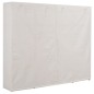 Roupeiro 200x40x170 cm tecido branco