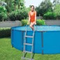 Bestway Escada de segurança p/ piscina 4 degraus Flowclear 122cm 58331