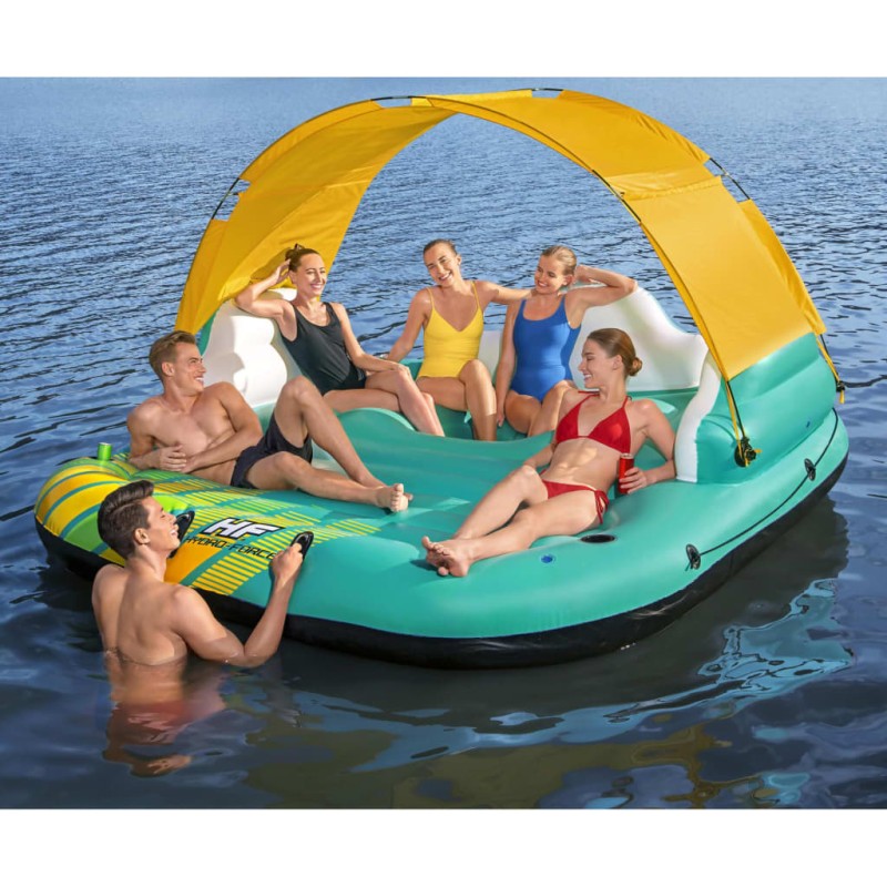 Bestway Ilha insuflável Sunny Lounge para 5 pessoas 291x265x83 cm-Cadeiras e sofás para piscinas-Home Retail