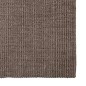 Tapete de sisal para poste arranhador 80x200 cm castanho