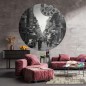 WallArt Papel de parede circular "Hong Kong the Old Days" 142,5 cm