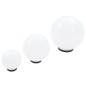 6 pcs conjunto de candeeiros esféricos LED 20/30/40 cm PMMA