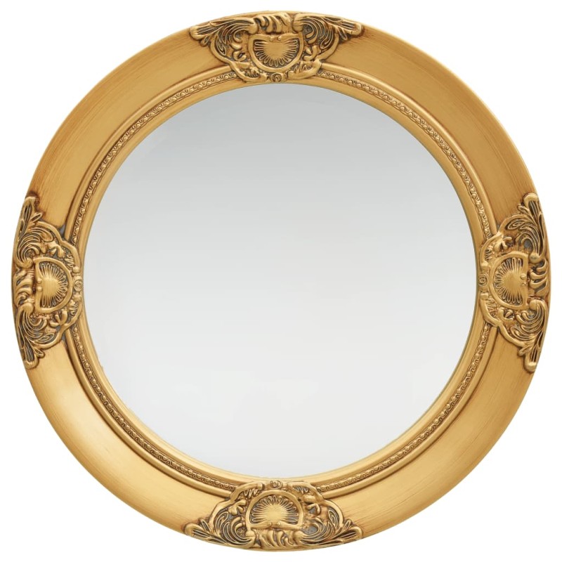 Espelho de parede estilo barroco 50 cm dourado-Espelhos-Home Retail