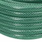 VidaXL Mangueira de jardim com conjunto de encaixe 0,6" 20 m PVC verde