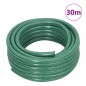 VidaXL Mangueira de jardim com conjunto de encaixe 0,5" 30 m PVC verde