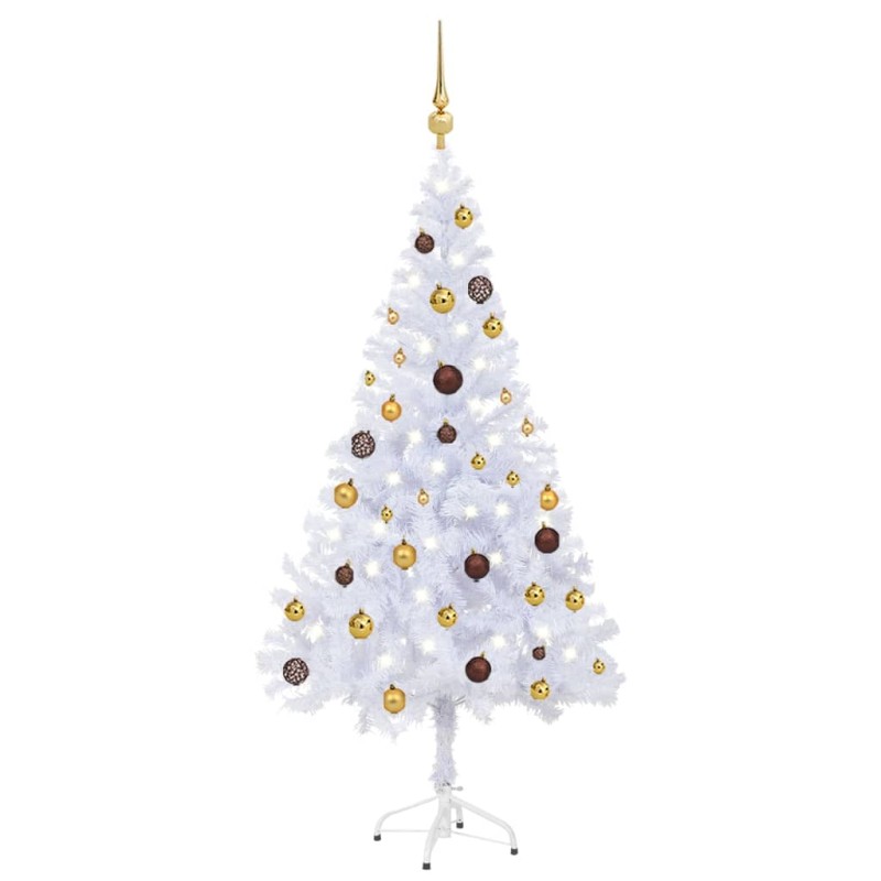 Árvore de Natal artificial pré-iluminada + bolas 380 ramos-Árvores de Natal-Home Retail