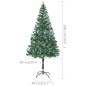 Árvore Natal artificial pré-iluminada c/ bolas e pinhas 180 cm