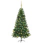 Árvore Natal artificial pré-iluminada c/ bolas 150 cm verde