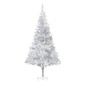 Árvore Natal artificial pré-iluminada c/bola 180cm PET prateado