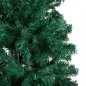 Árvore Natal artificial pré-iluminada c/ bolas 180 cm PVC verde