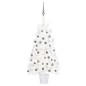 Árvore Natal artificial pré-iluminada c/ bolas 90 cm branco