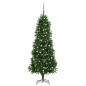 Árvore Natal artificial pré-iluminada c/ bolas 240 cm verde