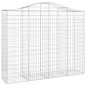 Cestos gabião arqueados 13 pcs 200x50x160/180 ferro galvanizado