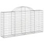 Cestos gabião arqueados 6pcs 200x30x100/120cm ferro galvanizado