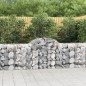 Cestos gabião arqueados 25pcs 200x50x80/100cm ferro galvanizado