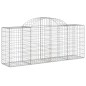 Cestos gabião arqueados 40pcs 200x50x80/100cm ferro galvanizado