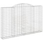 Cestos gabião arqueados 5pcs 300x30x180/200cm ferro galvanizado