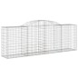 Cestos gabião arqueados 20 pcs 300x50x100/120 ferro galvanizado