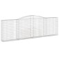 Cestos gabião arqueados 10pcs 400x30x120/140 ferro galvanizado