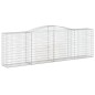 Cestos gabião arqueados 25 pcs 400x50x120/140 ferro galvanizado