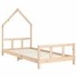 Estrutura de cama infantil 90x200 cm pinho maciço