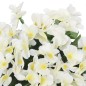 Grinaldas de flores artificiais 3 pcs 85 cm branco