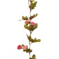 Grinaldas de flores artificiais 6 pcs 215 cm rosa