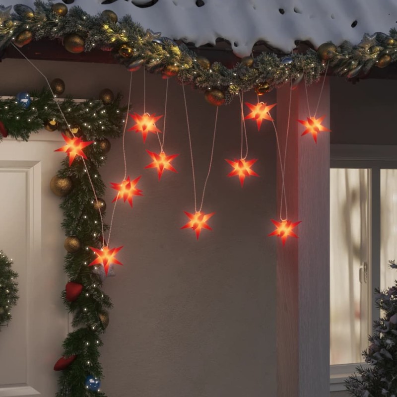 Luzes de Natal 10 LEDs 10 cm vermelho-Luzes de Natal-Home Retail