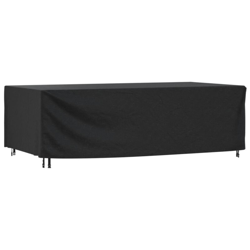 Capa p/ mobiliário jardim 300x140x90 cm impermeável 420D preto-Capas para móveis de jardim-Home Retail