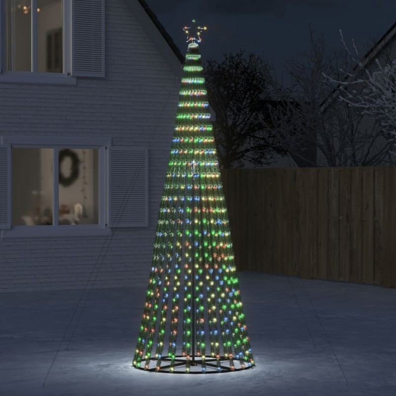 Iluminação p/ árvore de Natal cone 688 luzes LED 300cm colorido-Luzes de Natal-Home Retail