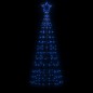 Iluminação p/ árvore de Natal c/ estacas 220 LEDs 180 cm azul