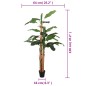 Bananeira artificial 9 folhas 120 cm verde