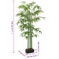 Árvore de bambu artificial 384 folhas 120 cm verde