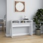 Mesa consola 105x30x80 cm derivados de madeira branco