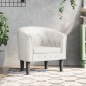 Poltrona couro artificial branco