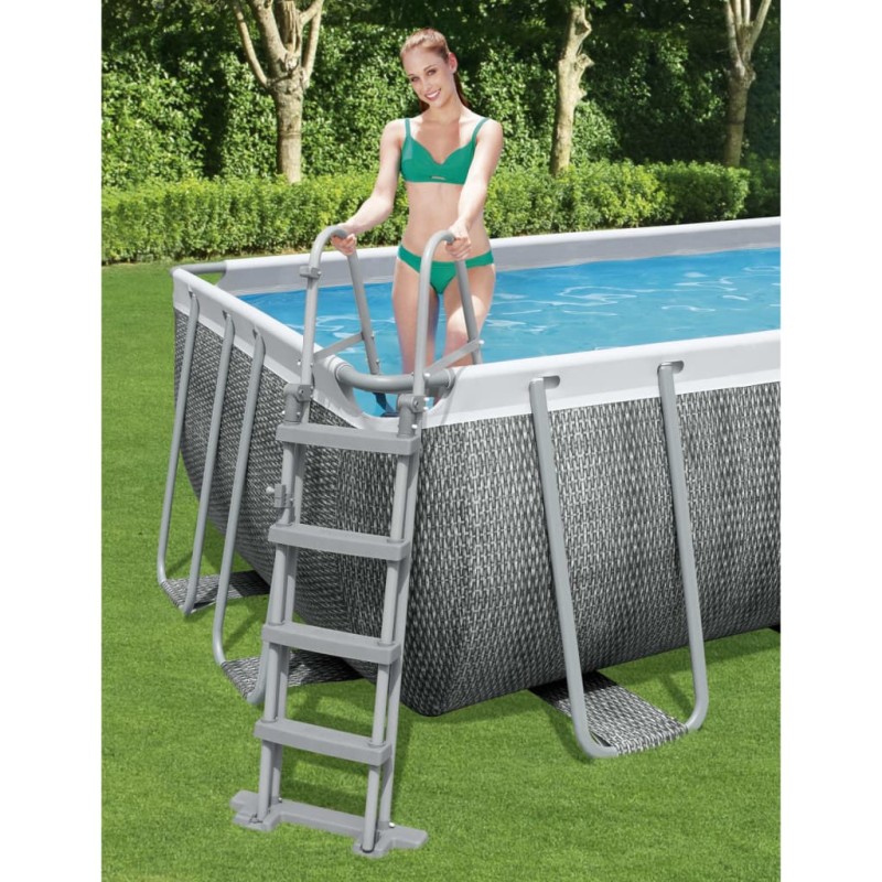 Bestway Escada de segurança com 4 degraus Flowclear 122 cm-Escadas, degraus e rampas para piscinas-Home Retail